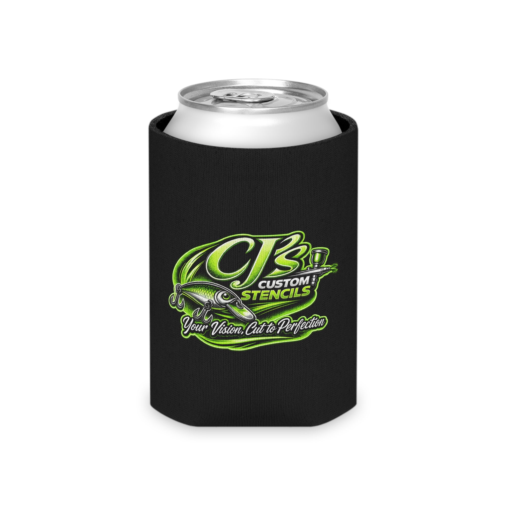 Can Cooler - CB Custom Stencils Logo Neoprene Koozie