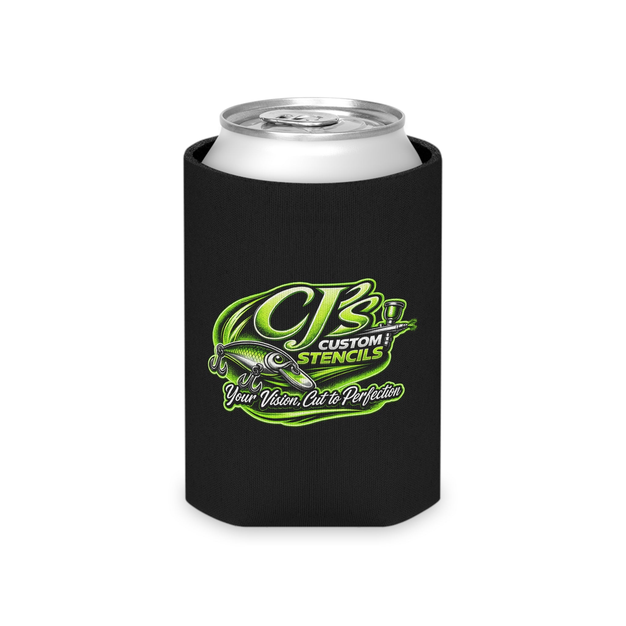 Can Cooler - CB Custom Stencils Logo Neoprene Koozie